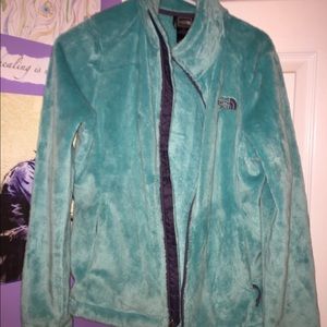 fuzzy blue north face